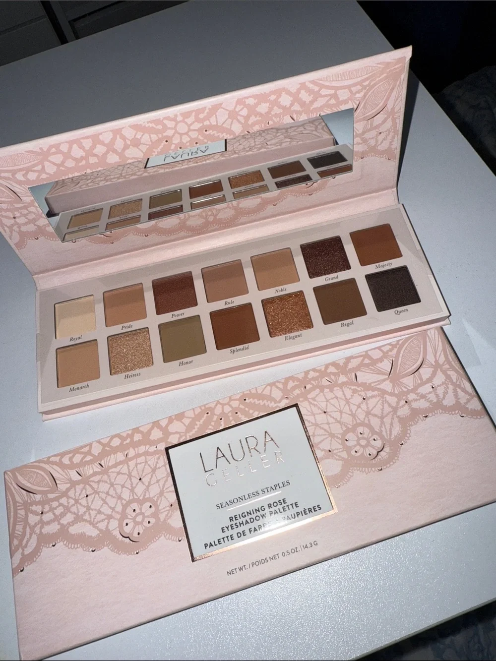Laura Geller Reigning Rose Eyeshadow Palette - Neutral Rose & Brown Shades